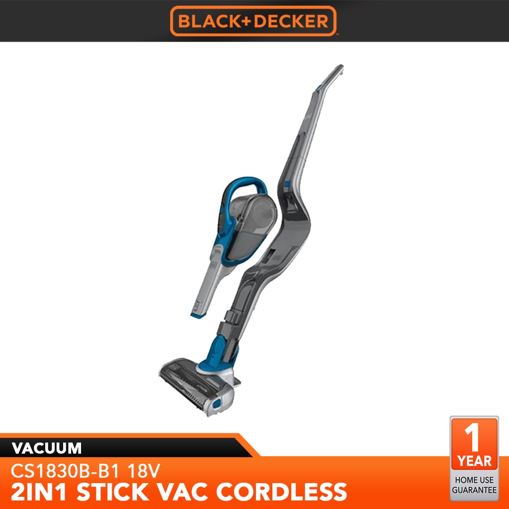 Black+decker smart tech vacuum CS1830B-B1, TV & Home Appliances, Vacuum  Cleaner & Housekeeping on Carousell