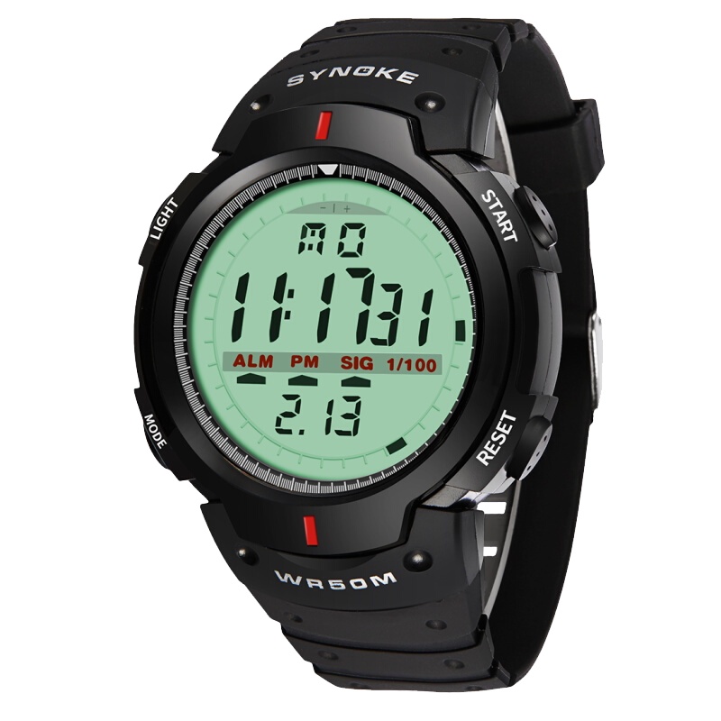 Ready Stock SYNOKE Men Watch Large Screen Luxury Waterproof Chronograph Alarm LED Digital Outdoor Sports Watch 15 Days No Reason to Return Shopee Singapore