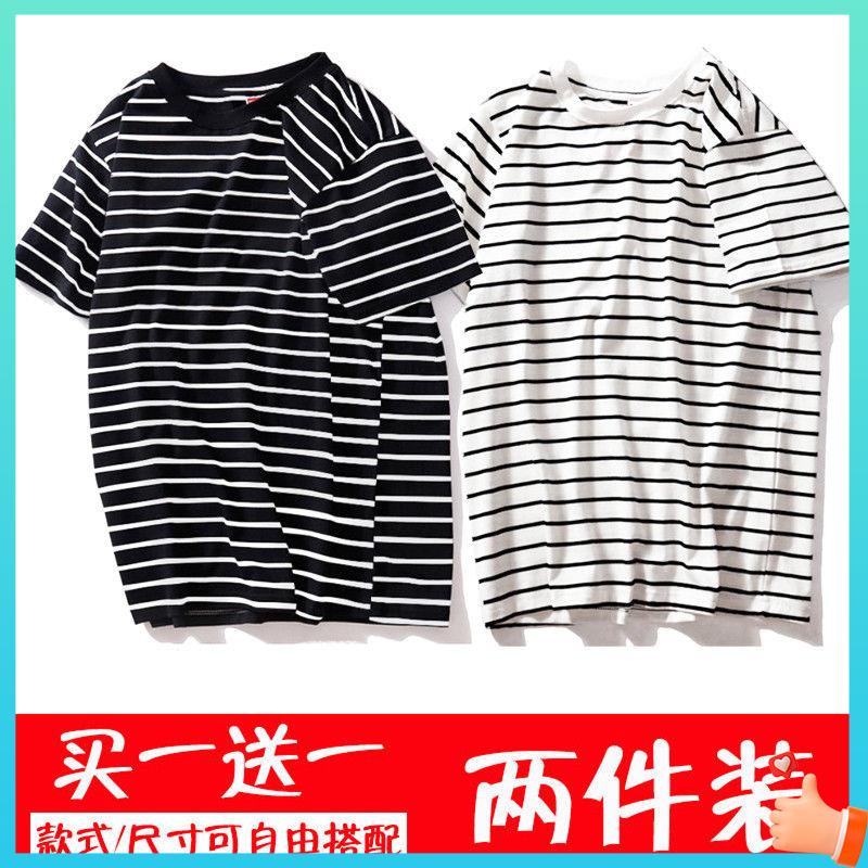 black and white line t shirt