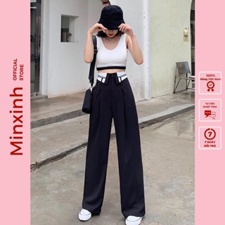 Eyouth 10138 women high waist pants long pants for office work