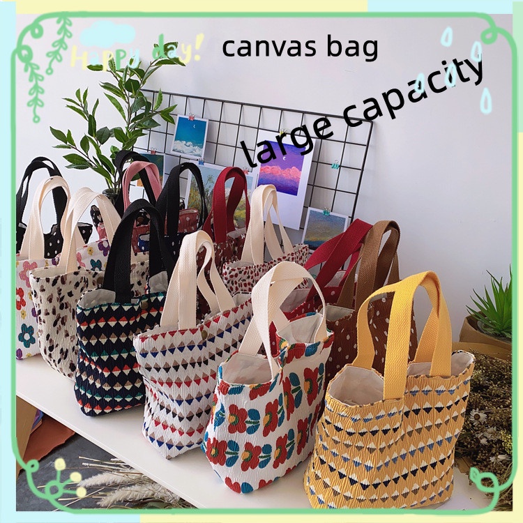 Korea Ins Style Small Tote Bag Small Fresh And Cute Small Cloth Bag For
