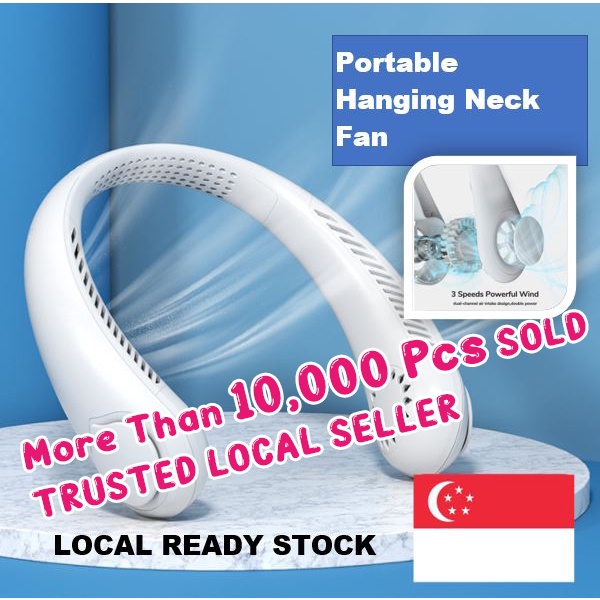 [SG SELLER ] Leafless Fan USB Rechargeable Portable Outdoor Hanging