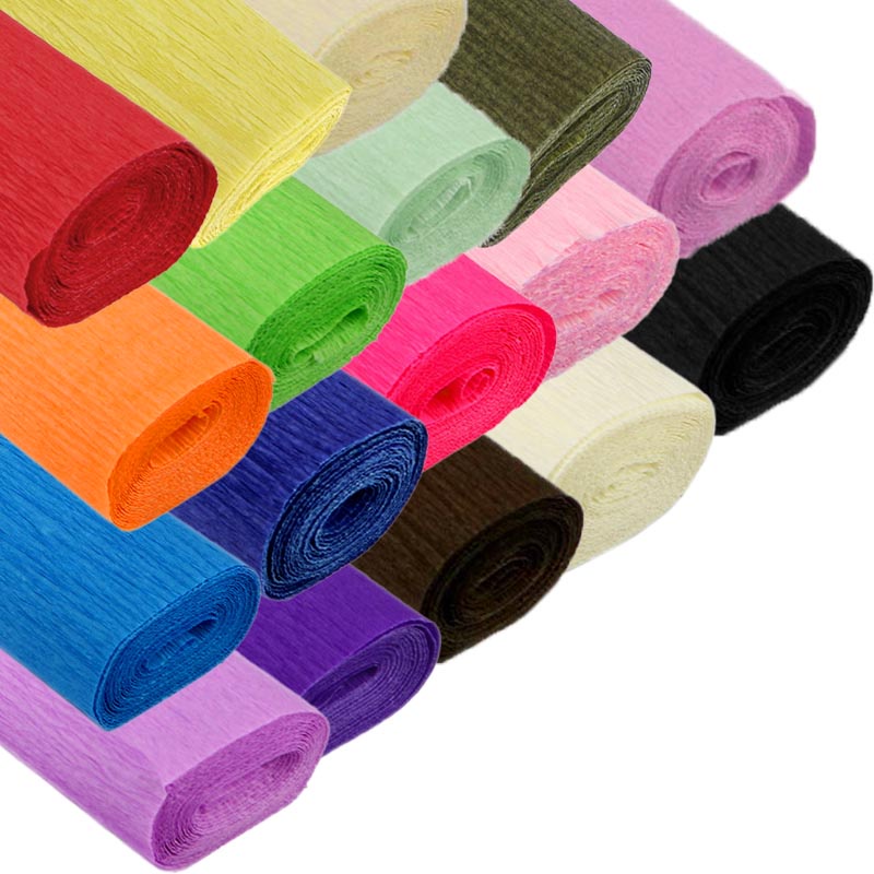 Crepe Paper Thick (50cm x 250cm) Art Craft Gift Wrapping
