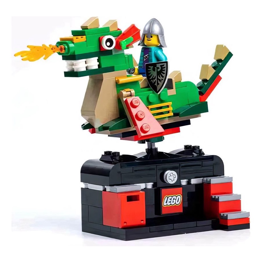 Easy cheap lego dragon