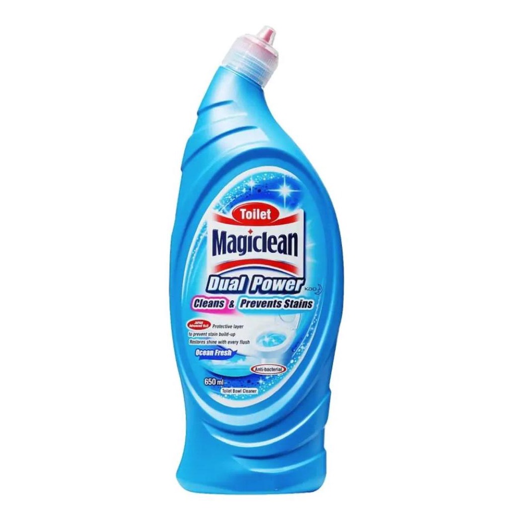MAGICLEAN Toilet Dual Power Ocean Fresh Cleaner 650ml | Shopee Singapore