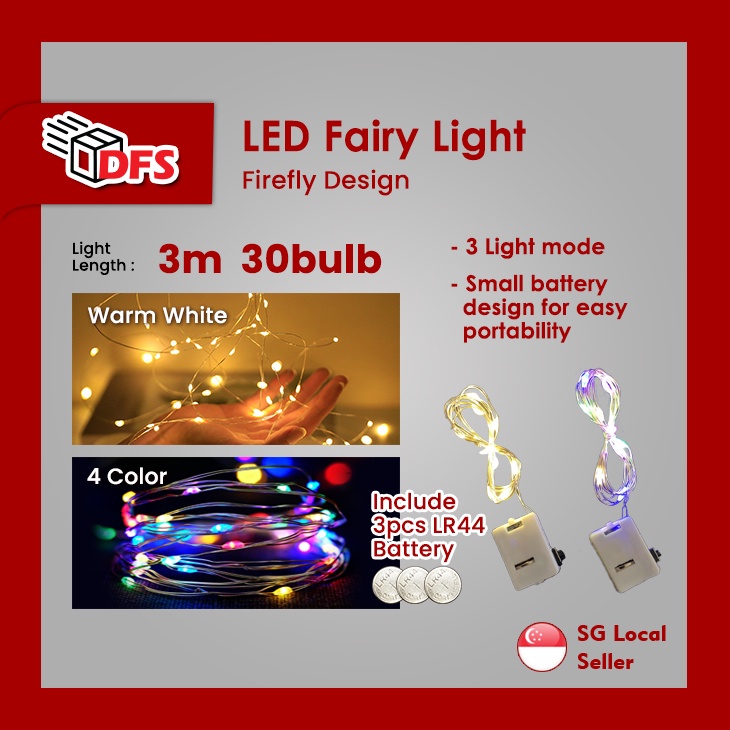 DFS Mini led fariy light / 3M 30Bulb fairy lights battery operated ...