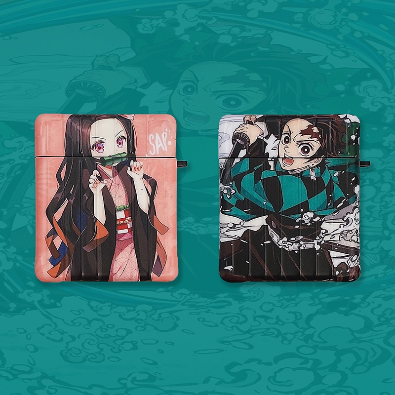 Airpods Pro Case AirPods 1/2 3Cover Demon Slayer Tanjirou Nezuko Soft