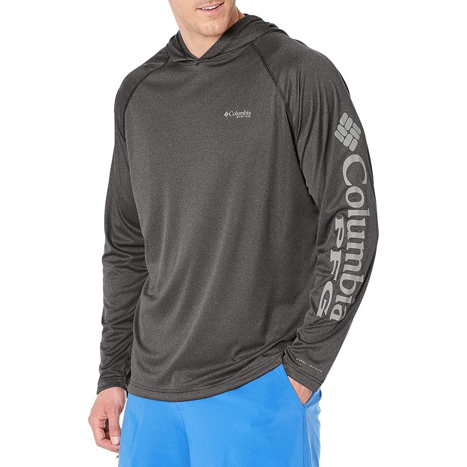 Columbia Men's Terminal Tackle Heather Hoodie Long Sleeve Hooded