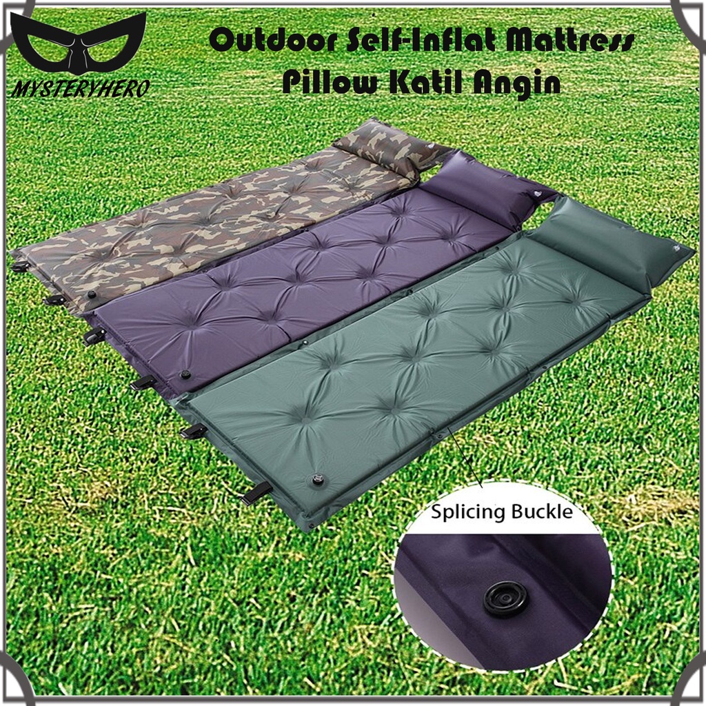 MysteryHero Self Inflate Camp Mattress Weatherproof Heatproof Outdoor