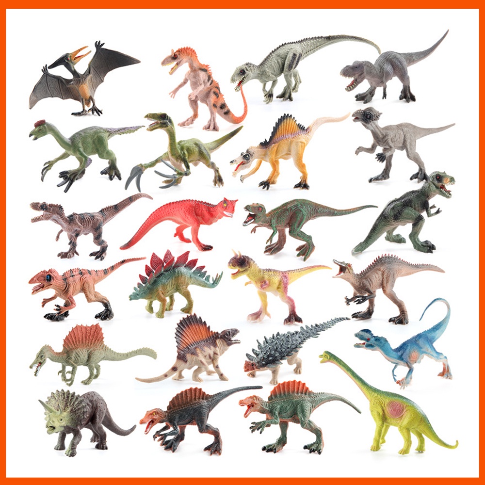 25 Style Mini Dinosaur Toy Models Figure Toys T-REX/ Stegosaurus For ...