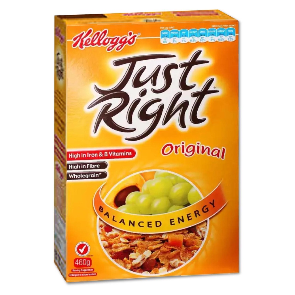Kellogg's Just Right Original Breakfast Cereal Shopee Singapore