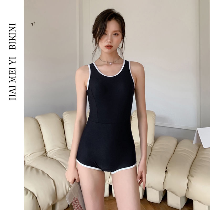 [new Style Hot Sale] 2022 New Ins Korean One Piece Swimsuit Female