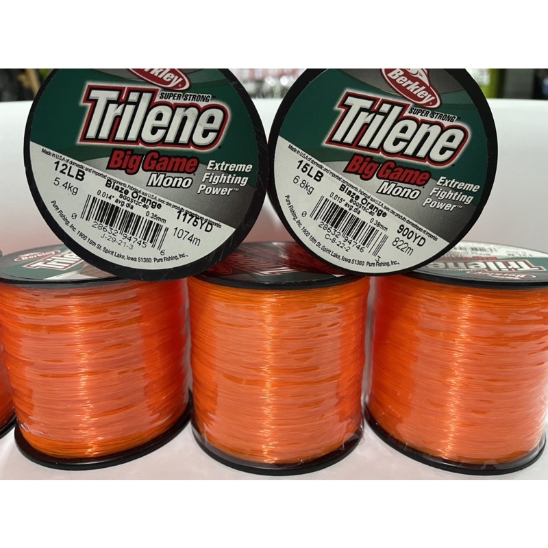 Berkley Trilene Big Game, Blaze Orange, 12lb 5.4kg Fishing Line