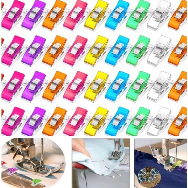 Multipurpose Sewing Clips 20pieces in 1 pack (mixed colour) Shopee