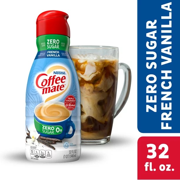 Nestle Coffee mate Zero Sugar French Vanilla Liquid Coffee Creamer 32 fl oz Shopee Singapore