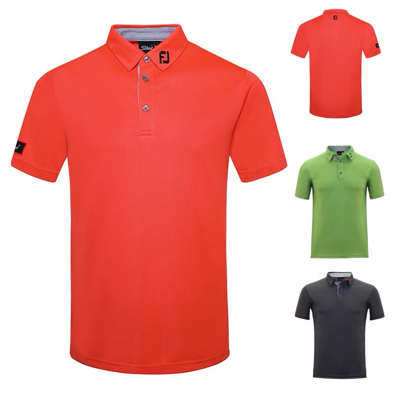 2022 golf clothing men's spring and summer short sleeved T-shirt golf ...