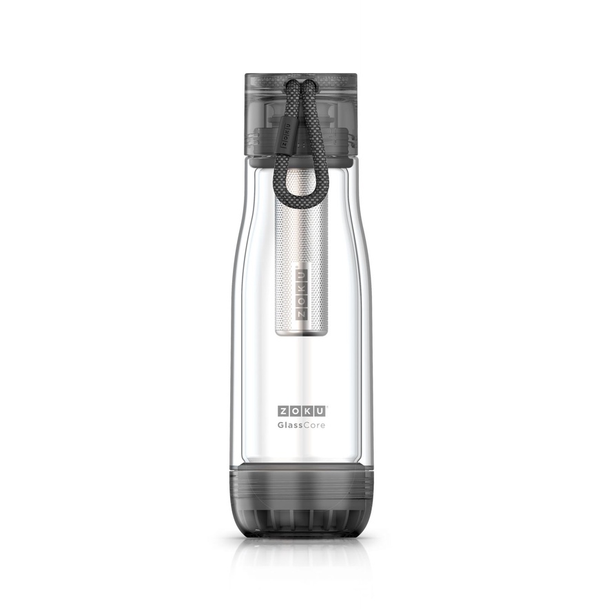 Zoku Glass Core Bottle & Tea Infuser Gizmo Hub Shopee Singapore