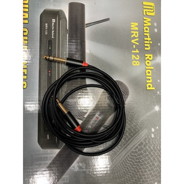 martin roland wireless microphone 1 pair with screen shield braided tsr ...
