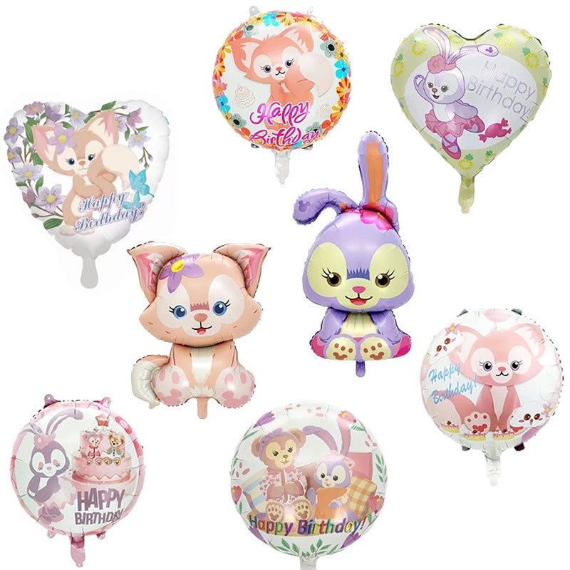 Large Cartoon Stella Lou Cute Rabbit Styling Balloons Kid's Festive ...