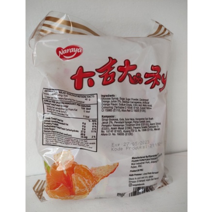 Naraya Mandarin Orange Jelly 500gram Jelly Candy Original Orange Jelly ...