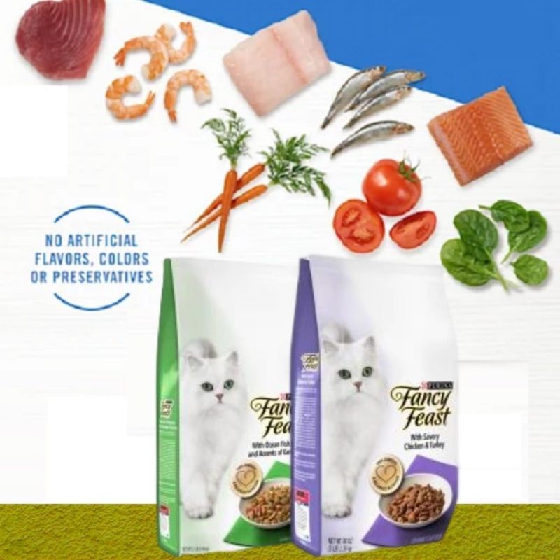 [Bundle of 4Packs] Fancy Feast Dry Cat Food 1.36kg Shopee Singapore