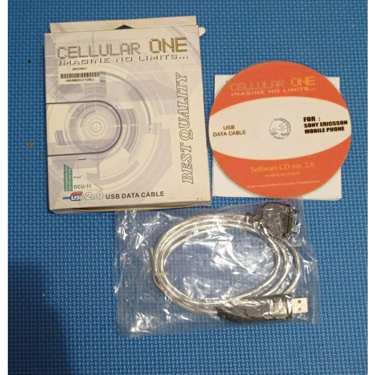 Sony ERICSSON DCU-11 CELLULAR ONE DATA CABLE + CD | Shopee Singapore
