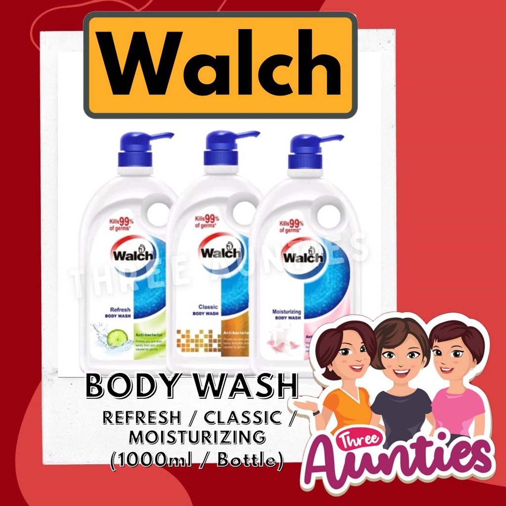 Walch Antibacterial Body Wash 1L Shopee Singapore