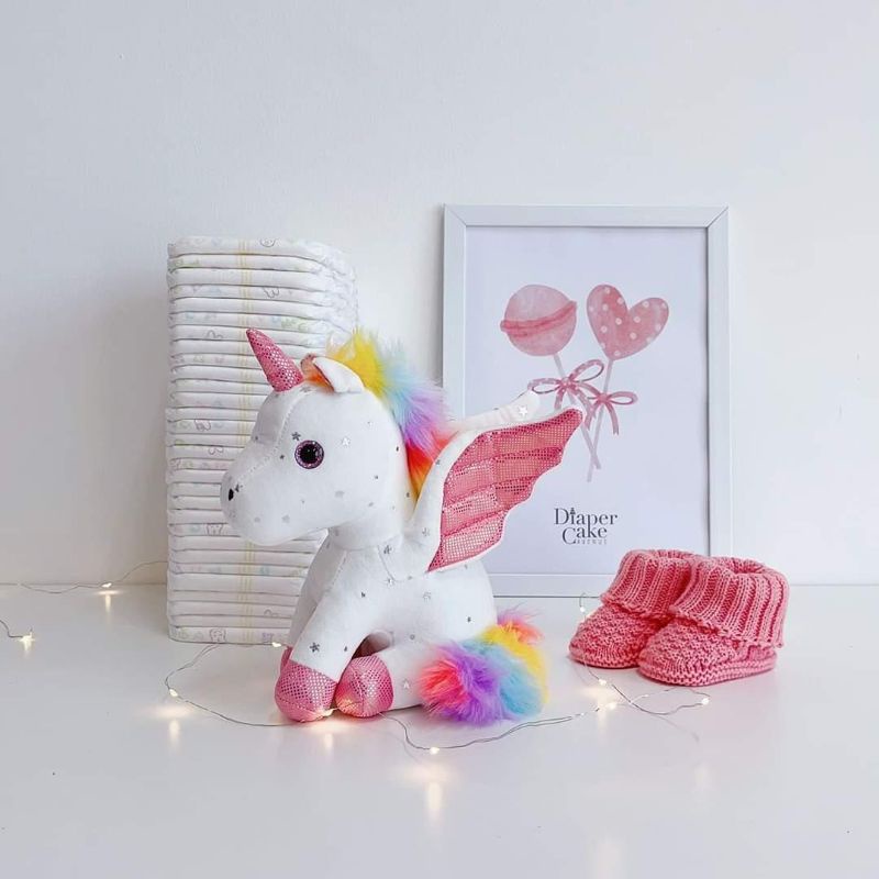 🇸🇬 🔥🔥🔥 Rainbow Unicorn Plush Toy 25cm (soft toy / kids plushie ...