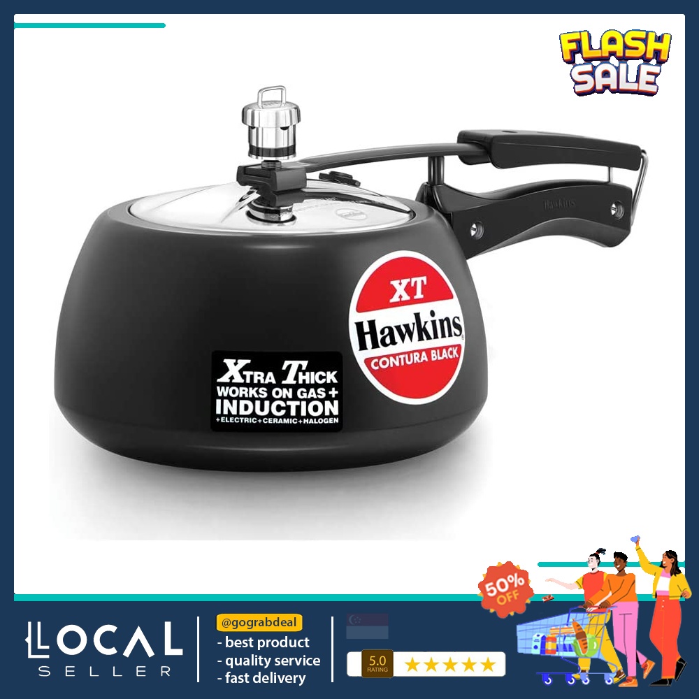 SGseller Hawkins Contura XT Pressure Cooker Black 3L CXT30