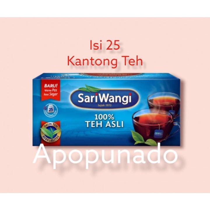 Sariwangi Tea Original 25 Tea Bags Expired 2024.d Shopee Singapore