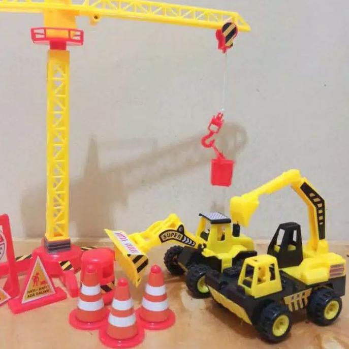 Quality Control Toy Set Construction Tower Crane The Builder Heavy