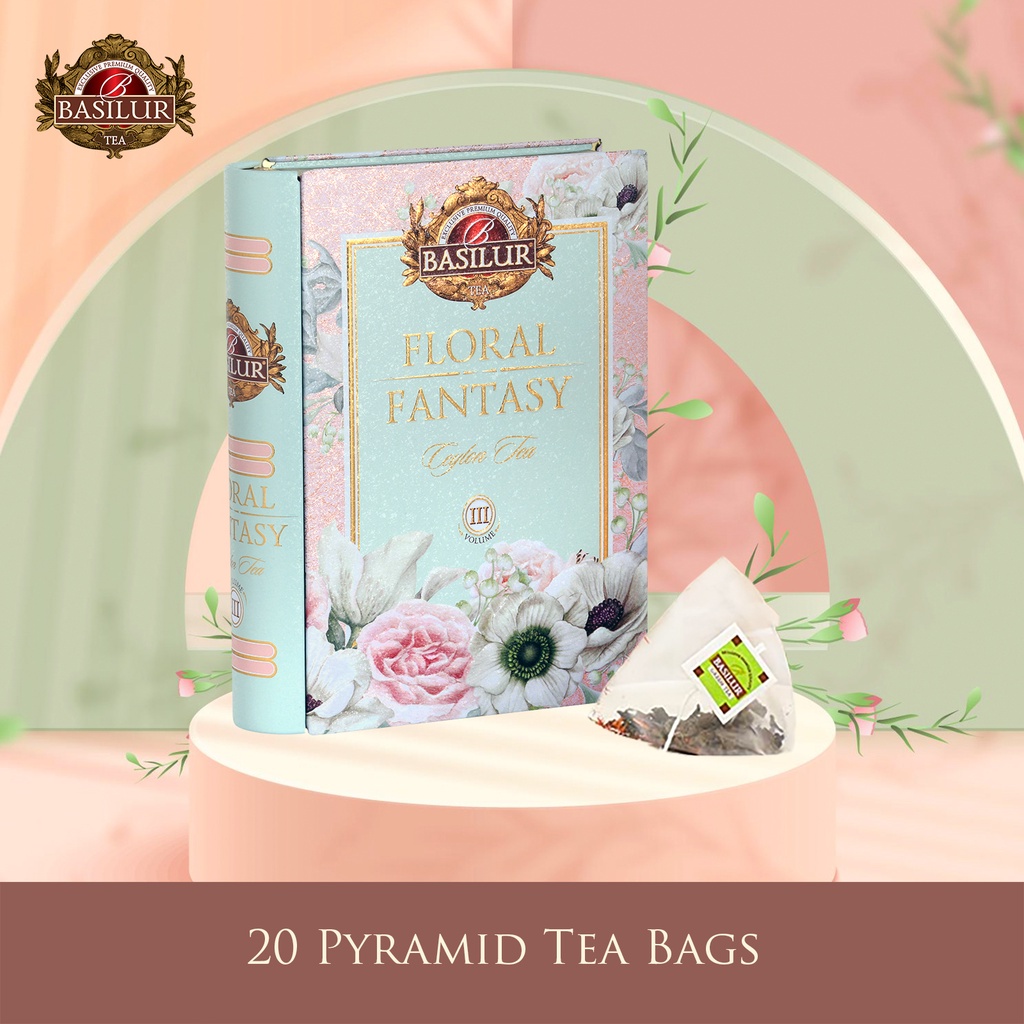 Basilur Floral Fantasy Volume III [Floral Cherry Ceylon Green Tea