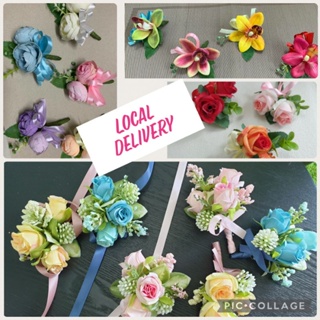 Floral Boutonniere Magnets Corsage Brooches Magnet for Handmade Wedding  Bride Boutonnieres Corsage Flower Pins Business Buttonhole Flowers Making  Accessories (7)