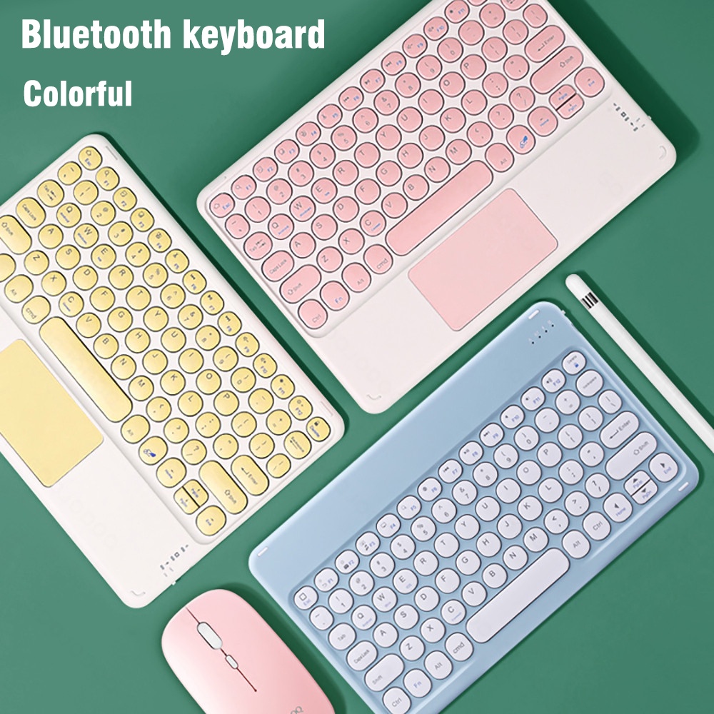 Bluetooth Keyboard Wireless Keyboard Bluetooth Mini Track pad Keyboard ...