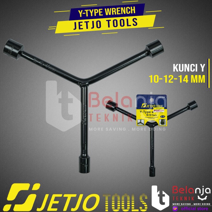 JETJO TOOLS Y Socket Wrench 10 X 12 X 14 MM Short Shock Wrench ...