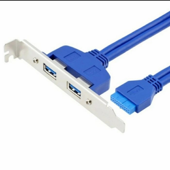 Usb 3.0 Rear Panel Expansion Bracket To 9 Pin Motherboard Usb 2 Port ...