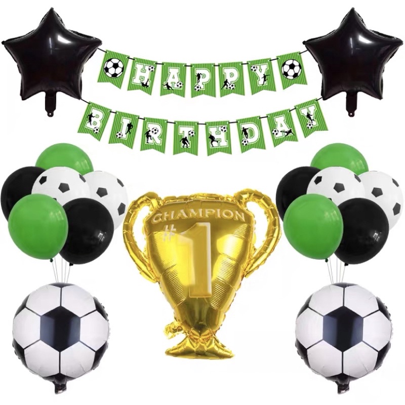 SG Stock Soccer Birthday Decor Set Shopee Singapore   Sg 11134201 22100 Emrj5cob1wivf5