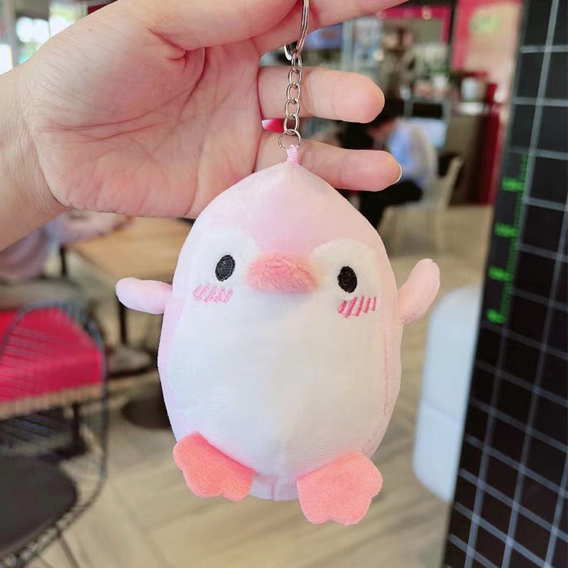 Cartoon penguin doll pendant cute little penguin plush toy keychain ...