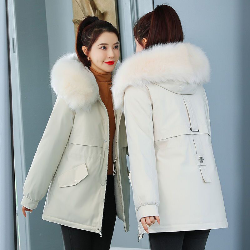 Down padded coat hot sale with fur hood