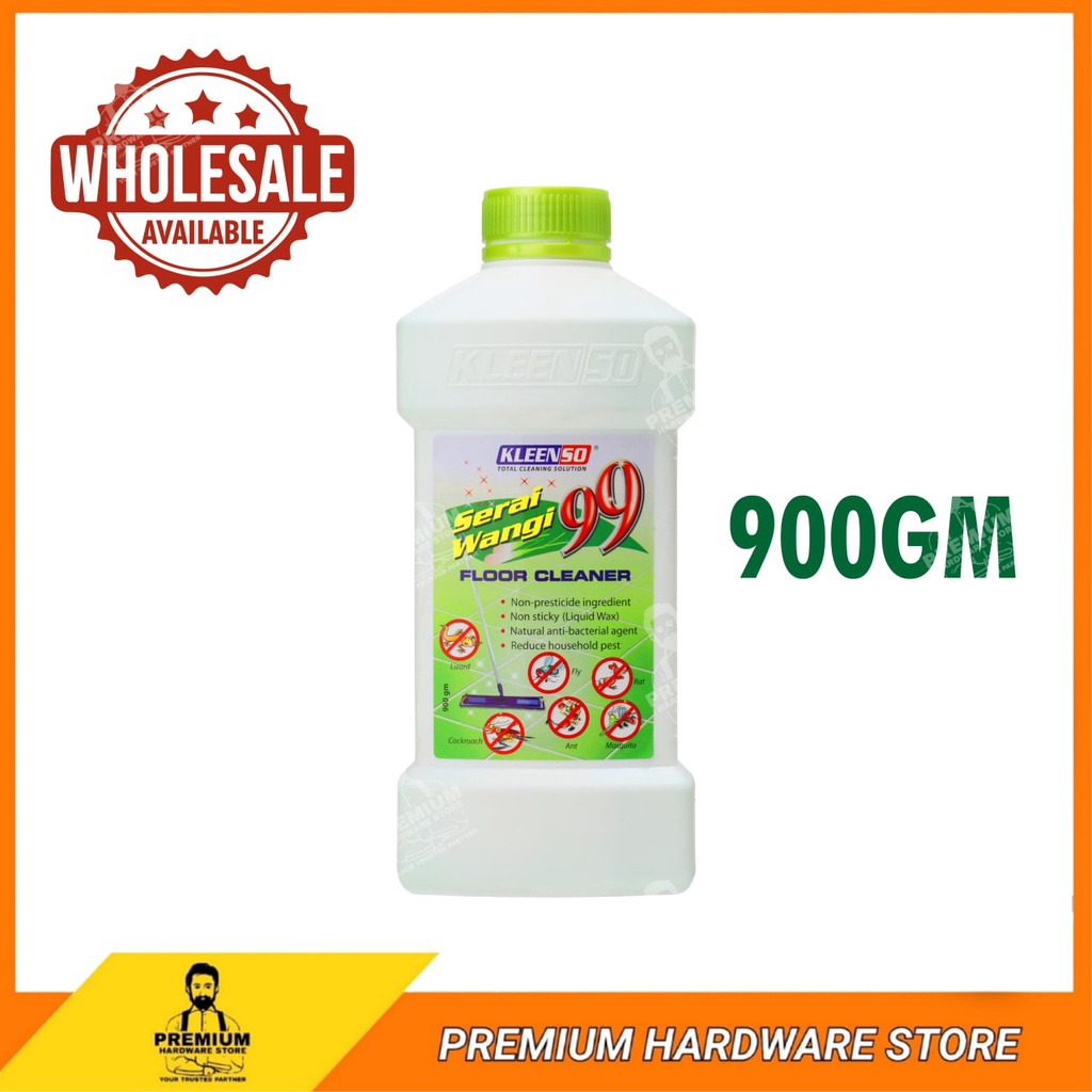 Kleenso Serai Wangi 99 Floor Cleaner 900g Anti Bacteria Lemongrass