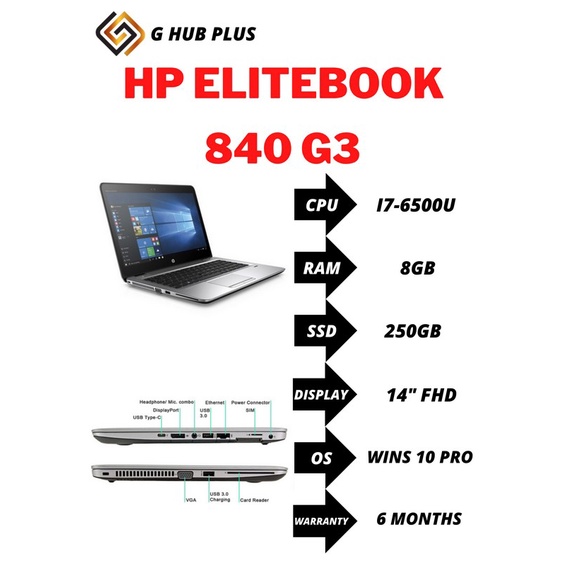 HP ELITEBOOK 840 G3 [REFURBISHED]