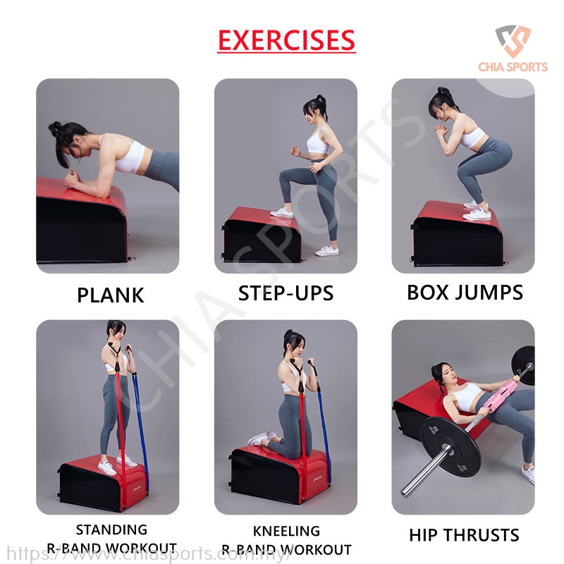 Aerobic step hip thrust hotsell