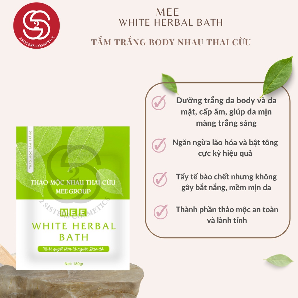 Mee White Herbal Bath / Sheep Placenta Whitening Bath, Whitening Herbal