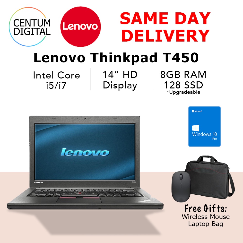 Refurbished Lenovo Thinkpad T450 14