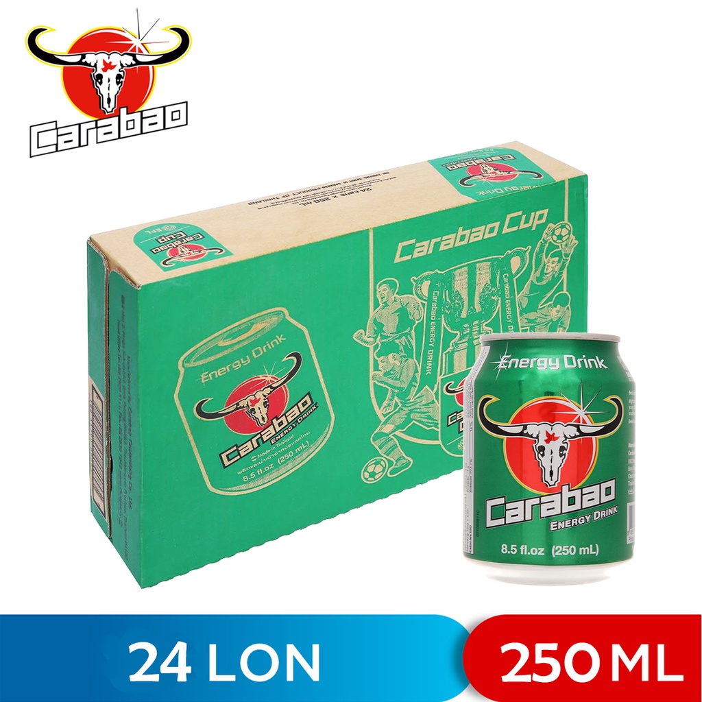 Barrel Of 24 Cans Of ENERGY DRINK CARABAO ENERGY DRINK 250ML Shopee