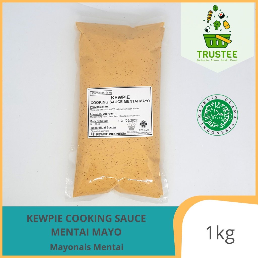 Kewpie Mentai Mayo Mayonnaise 1 kg HALAL Shopee Singapore