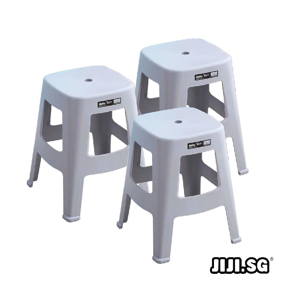 (JIJI.SG) NEELA Stackable Stool / Chair / Furniture / Cafe / Seats
