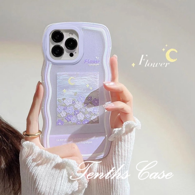 Samsung S22 S21 S20 Plus S22 S21 S20 Ultra S20 FE S21 FE Note 20Plus Note 20Ultra Moonlight Flowers Phone Case Soft Clear Cover