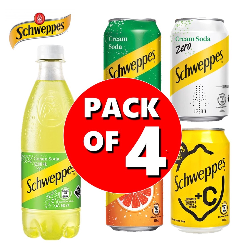 Schweppes Cream Soda Cream Soda Zero Grapefruit Soda C Lemon