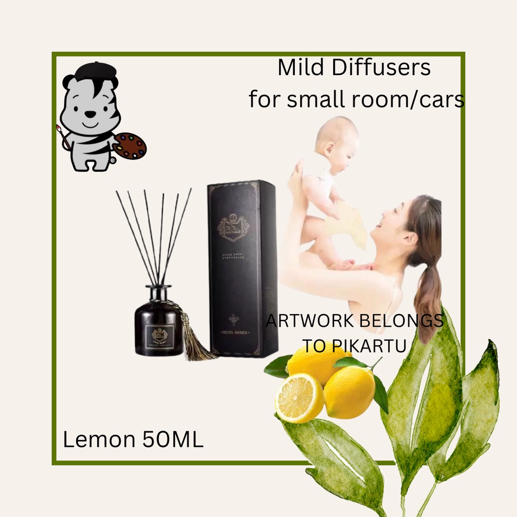 Aroma Therapy Reeds Diffuser 50ML Series (Mild) SG READY STOCKS Reed